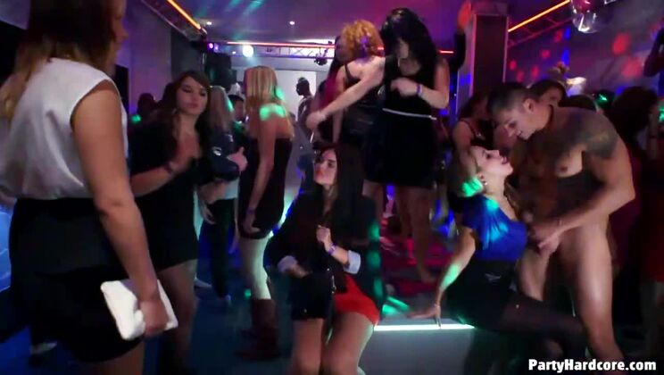 Wild Party Orgy with Blonde in Lingerie - Hardcore Group Sex Vol. 6