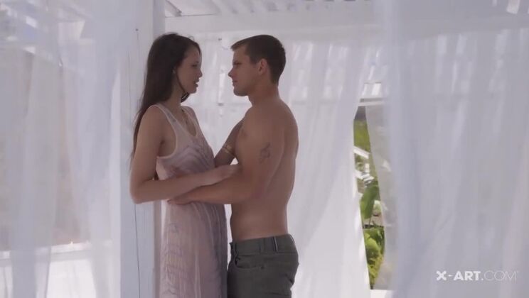 Brunette Beauty Tiffany Takes A Hot Cumshot