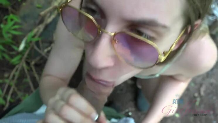 Niki Snow gets fucked hard outdoors - POV facial & fingering