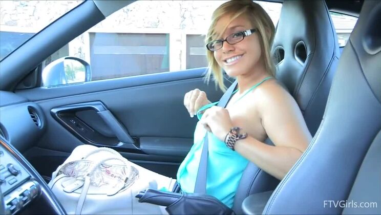 Blonde Babe Kennedy Fucks Hard Outdoor - Big Tits