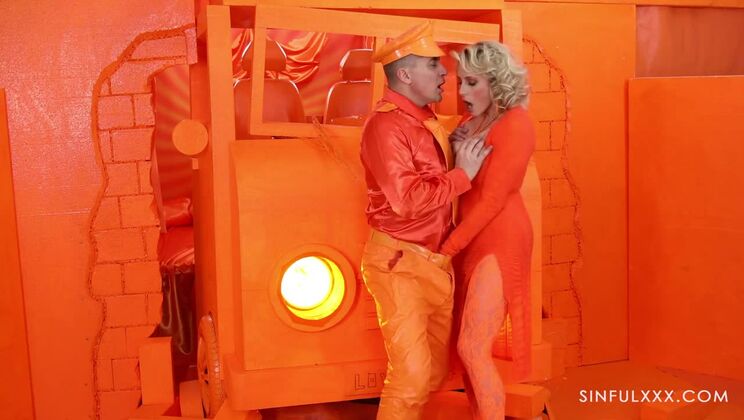 Busty MILF Brittany Bardot in Colors On Fire 1