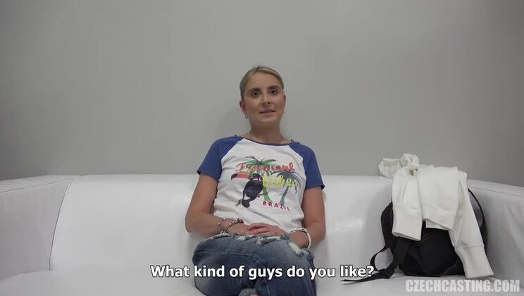 Hot Blonde Lucie in Steamy Casting