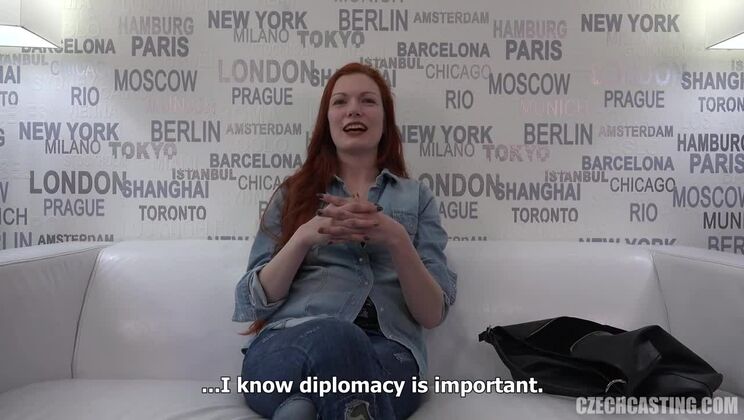 Sexy Nikola - European Redhead Casting