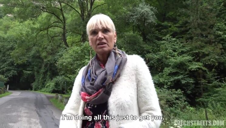 Czech Streets Mature Blonde 113