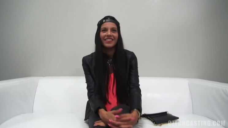 Czech Brunette Evelin Shows Her Stuff