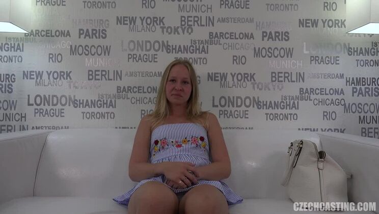 Czech Casting with Amazing Blonde Veronika