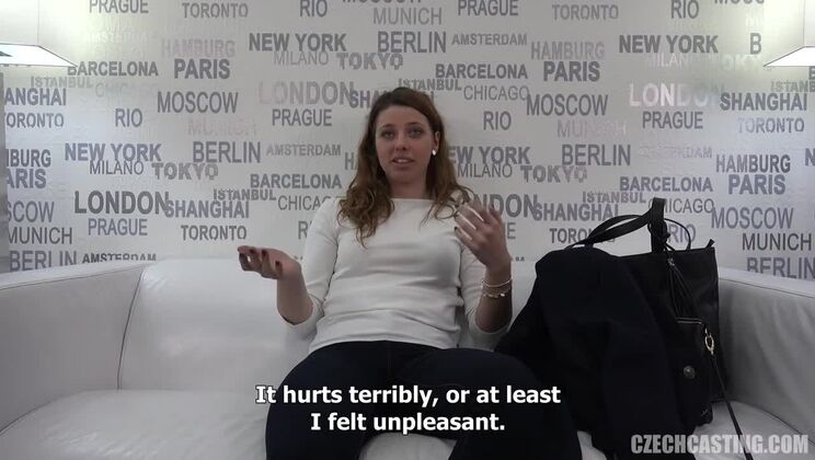 European Brunette Tereza Audition