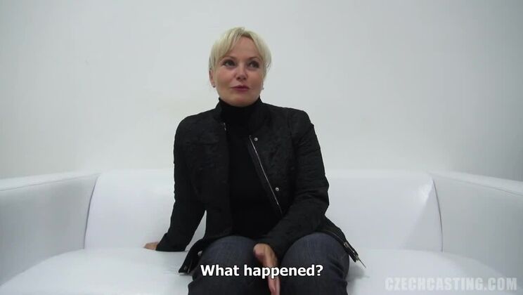 Czech Blonde with Sexy Big Ass