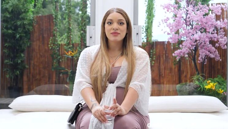 Interracial POV Casting with Big Tits Violet