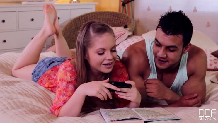 Dick in Alessandra Jane's Face: Facial