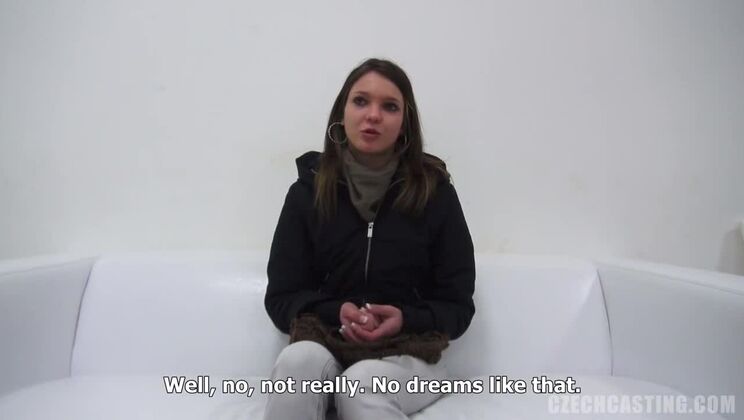 Czech Beauty Hana in Casting