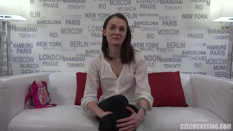 European Casting with Gorgeous Czech Eliska