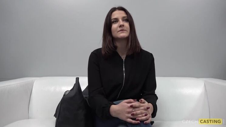 Czech Brunette Model Kristyna Goes Hot