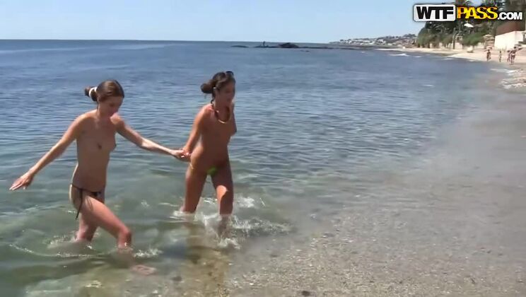 Sunny Beach Orgy with Carol Vega & 2 Horny Girls - Real Group Sex