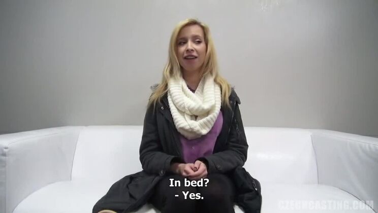 Winsome European Blonde Casting