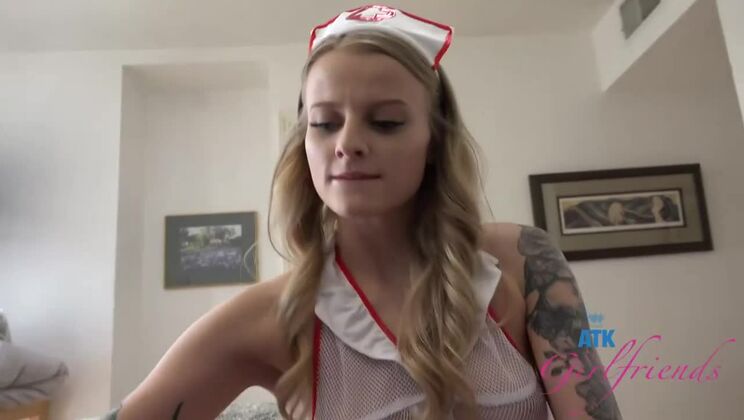 POV with Paris White - Tattooed Nurse Fun