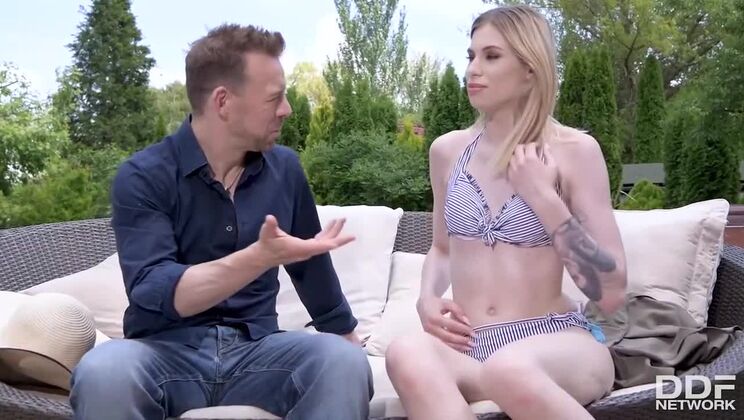 Milena Devi's Poolside Sex Adventure