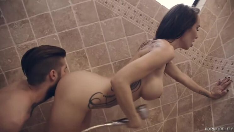 Tattooed Temptress Worships Cock