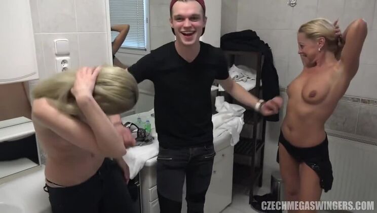 Czech Group Sex: POV with Big Cocks