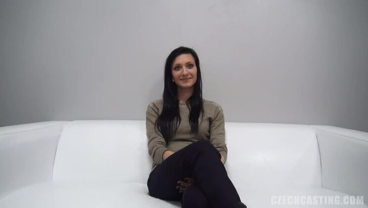 Classy Dana - Hot Brunette Czech Babe in Casting