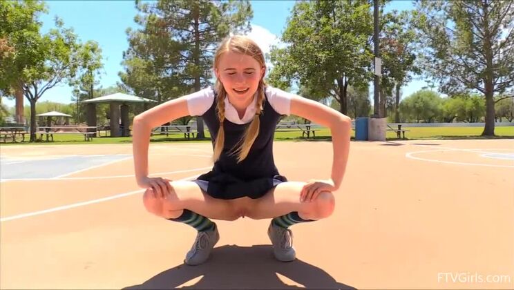 Young Sharlotte's Solo Outdoor Fun