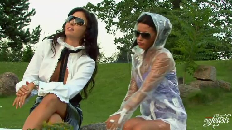 Lesbo Action: Brunette Beauties in Lingerie and Fetish