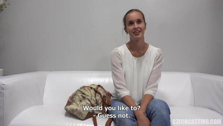 European Girl Kristyna in Action