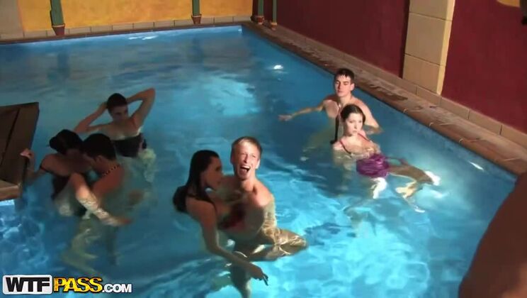 Pool Party Sex Fest with College Kids