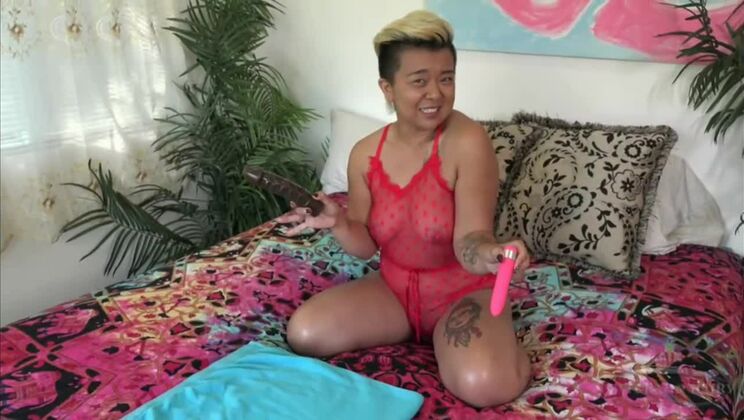 Lulu Sparkle Asian Teen with Sex Toys