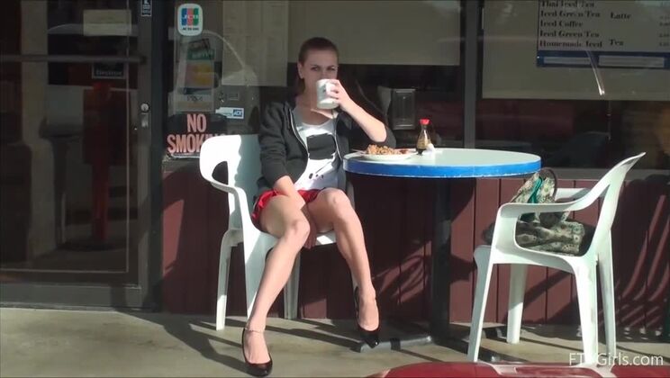 Beautiful Brunette Teen's First Adult Experience