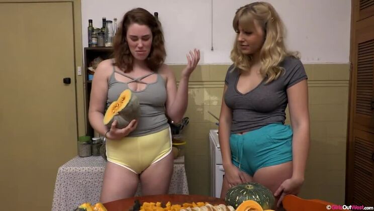 Blonde & Brunette Babes - Sharing Is Caring Part 1