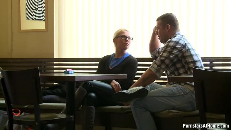 Big Cock And Blonde In A Steamy POV Session