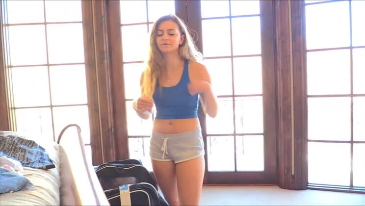 Beautiful Young Cara's Solo Session