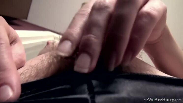 Sexy Blonde Teen Dani Exposes Her Hairy Crotch and Big Breasts