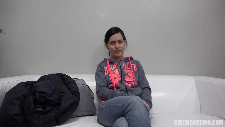 Brunette European MILF in Czech Casting