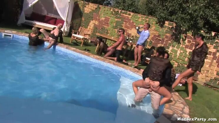 Jasmine Black Gives a Handjob in the Pool