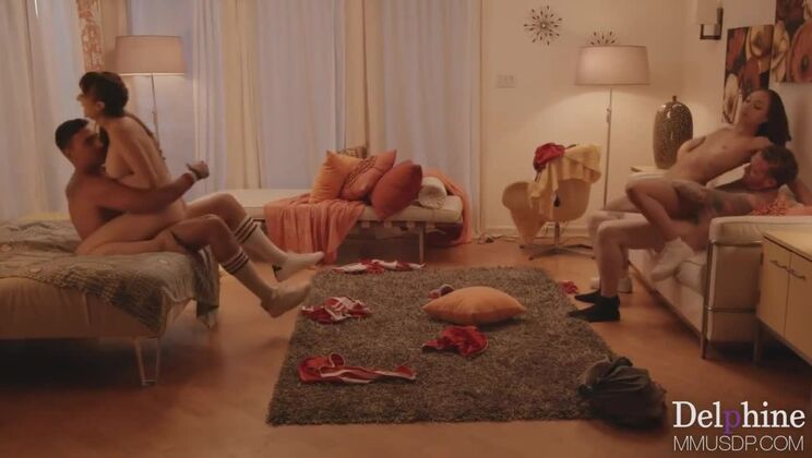 The Brunette and MILF Date