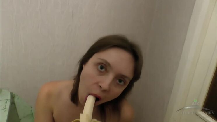 Amateur Sabrina in Fruit Play