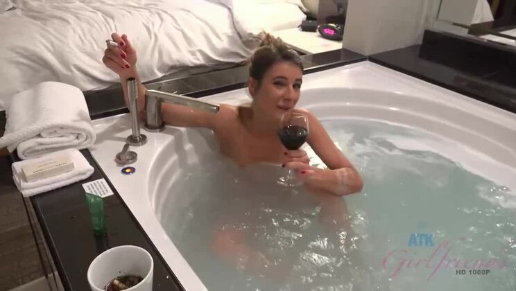 Amateur Tara Ashley Gets Fingered in Shower - POV