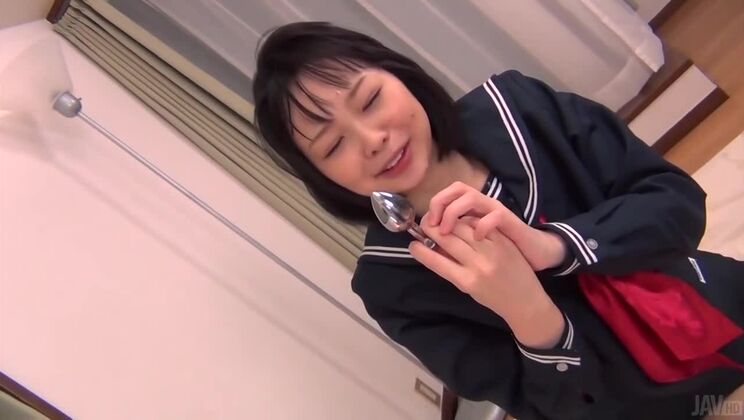 Yuri Sakurai fucked hard in Asian lesbian threesome