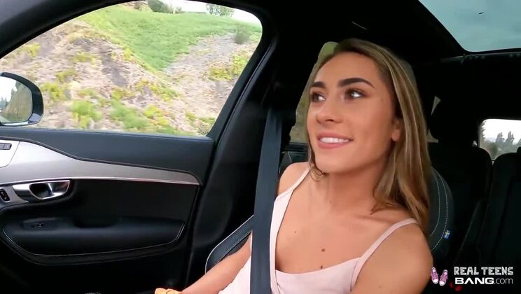 Amateur Blonde Mackenzie Mace Gets Fucked on a Mountain