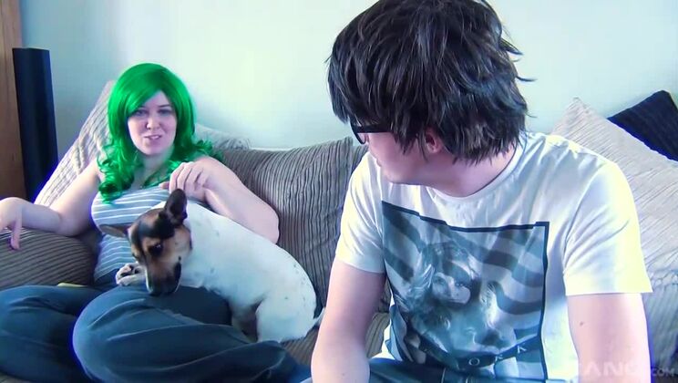 BBW Brunette Tattiana Fucks with Massive Boobs