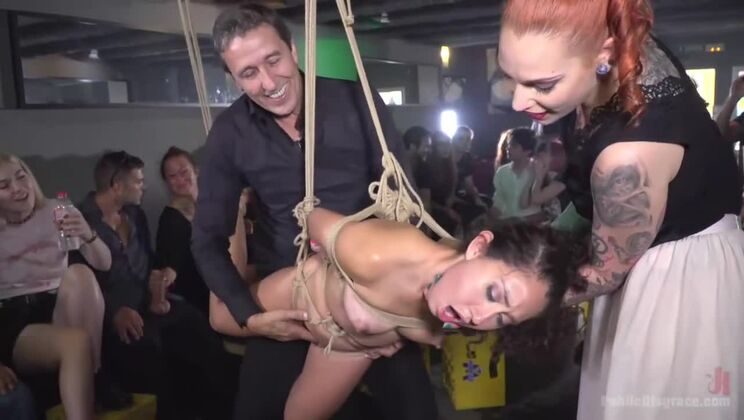 Melody Petite's Punishment: Hardcore Anal and Public Shame!