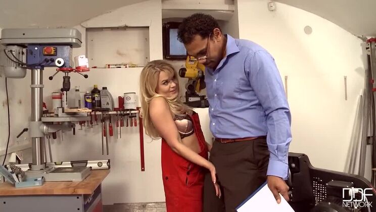 Shaved and Sassy: Barra Brass in a Facial Scene