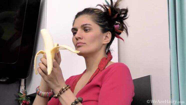 Hairy Pussy Ananda Ray Moans While Using A Toy