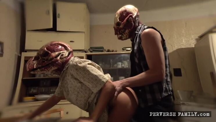 Big Cock and Brunette in a Fetish Step Fantasy