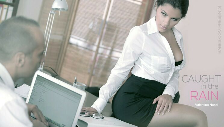 Brunette's Big Natural Tits Bounce During Sex