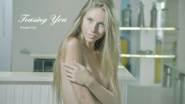Blonde Angelica Teasing Herself Solo