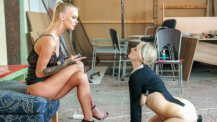 Natural Tits Kirsty Waterfall Submits to ARIELA DONOVAN