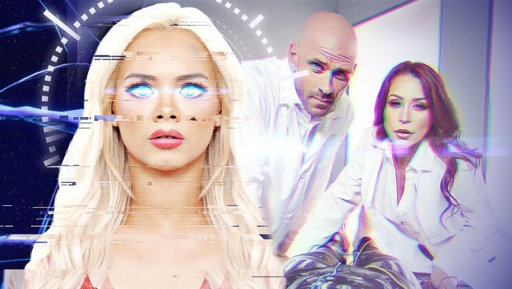 Shaved Pussy and Ass Fingering in Threesome